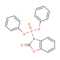 111160-56-6 (2,3-DIHYDRO-2-THIOXO-3-BENZOXAZOLYL)PHOSPHONIC ACID DIPHENYL ESTER chemical structure