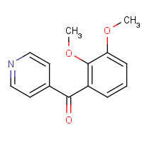 243640-28-0 (2,3-Dimethoxyphenyl)-4-pyridinyl-methanone chemical structure