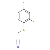 175277-63-1 (2,4-DIFLUOROPHENYLTHIO)ACETONITRILE chemical structure