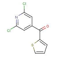 189100-33-2 (2,6-Dichloro-4-pyridinyl)-2-thienyl-methanone chemical structure
