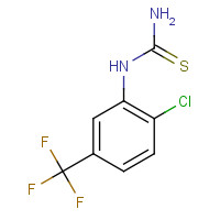 21714-35-2 (2-CHLORO-5-TRIFLUOROMETHYL)PHENYLTHIOUREA chemical structure