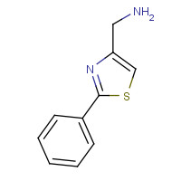 165736-03-8 (2-PHENYL-1,3-THIAZOL-4-YL)METHYLAMINE chemical structure