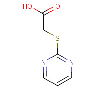 88768-45-0 (2-PYRIMIDYLTHIO)ACETIC ACID chemical structure