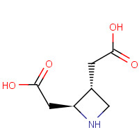 185387-36-4 (2S,3S)-TRANS-3-(CARBOXYMETHYL)-AZETIDINE-2-ACETIC ACID chemical structure