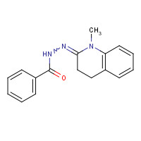 93818-66-7 (3,4-Dihydro-1-methyl-2(1H)-quinolyidene)hydrazidebenzoicacid chemical structure