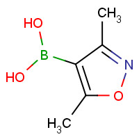 16114-47-9 3,5-Dimethylisoxazole-4-boronic acid chemical structure