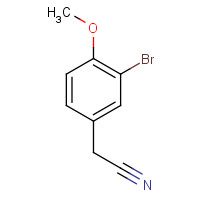 772-59-8 3-BROMO-4-METHOXYPHENYLACETONITRILE chemical structure