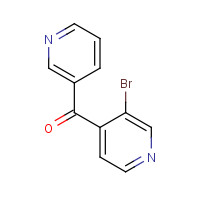 359018-64-7 (3-Bromo-4-pyridinyl)-3-pyridinyl-methanone, chemical structure