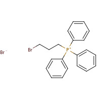 3607-17-8 (3-BROMOPROPYL)TRIPHENYLPHOSPHONIUM BROMIDE chemical structure