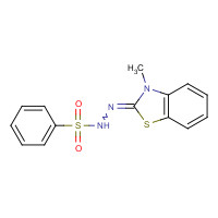 28218-87-3 (3-Methyl-2(3H)-benzothiazolylidine)hydrazide-benzenesulfonic acid chemical structure