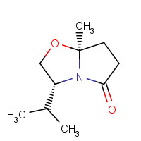 123808-97-9 (3R-CIS)-(-)-3-ISOPROPYL-7A-METHYLTETRAHYDROPYRROLO[2,1-B]OXAZOL-5(6H)-ONE chemical structure