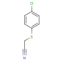 18527-19-0 (4-CHLOROPHENYLTHIO)ACETONITRILE chemical structure