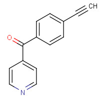 345911-44-6 (4-Ethynylphenyl)-4-pyridinylmethanone chemical structure