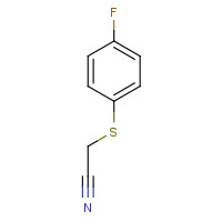 18527-21-4 (4-FLUOROPHENYLTHIO)ACETONITRILE chemical structure
