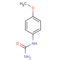 1566-42-3 4-METHOXYPHENYLUREA chemical structure