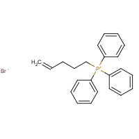 56771-29-0 (4-PENTENYL)TRIPHENYLPHOSPHONIUM BROMIDE chemical structure