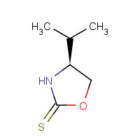 84272-19-5 (4S)-(-)-4-ISOPROPYL-1,3-OXAZOLIDINE-2-THIONE,98 chemical structure
