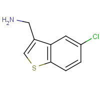 71625-90-6 (5-CHLORO-1-BENZOTHIOPHEN-3-YL)METHYLAMINE chemical structure