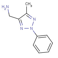 105362-45-6 (5-METHYL-2-PHENYL-2H-1,2,3-TRIAZOL-4-YL)METHYLAMINE chemical structure
