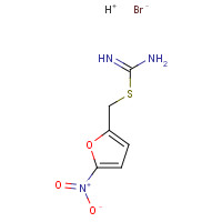 82118-18-1 (5-NITRO-2-FURYL)METHYL AMINOMETHANIMIDOTHIOATE HYDROBROMIDE chemical structure