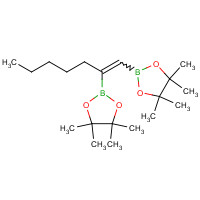 307531-74-4 1-CIS-1,2-BIS(4,4,5,5-TETRAMETHYL-1,3,2-DIOXABOROLAN-2-YL)HEPTENE chemical structure