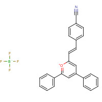 97248-22-1 (E)-2-(2-(4-Cyanophenyl)ethenyl)-4,6-diphenylpyrriliumtetrafluoroborate chemical structure