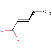 13991-37-2 TRANS-2-PENTENOIC ACID chemical structure