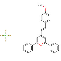 97248-06-1 (E)-4-(2-(4-Methoxyphenyl)ethenyl)-2,6-diphenylpyrriliumtetrafluoroborate chemical structure