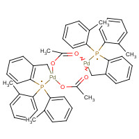 172418-32-5 TRANS-DI(MU-ACETATO)BIS[O-(DI-O-TOLYLPHOSPHINO)BENZYL]DIPALLADIUM (II) chemical structure