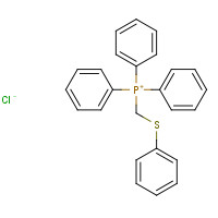 13884-92-9 PHENYLTHIOMETHYL TRIPHENYLPHOSPHONIUM CHLORIDE chemical structure