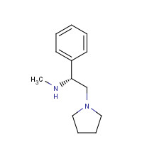 136329-39-0 (R)-(-)-N-METHYL-1-PHENYL-2-(1-PYRROLIDINO)ETHYLAMINE chemical structure