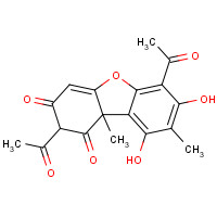 7562-61-0 (+)-Usniacin chemical structure