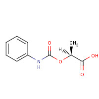 102936-05-0 (S)-(-)-2-(PHENYLCARBAMOYLOXY)PROPIONIC ACID chemical structure