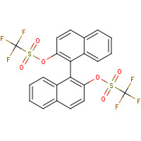 128544-05-8 (S)-(+)-1,1'-Binaphthol-2,2'-bis(trifluoromethanesulfonate) chemical structure