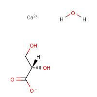 6057-35-8 L-GLYCERIC ACID CALCIUM SALT DIHYDRATE chemical structure
