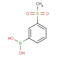 373384-18-0 3-(Methylsulfonyl)phenylboronic acid chemical structure