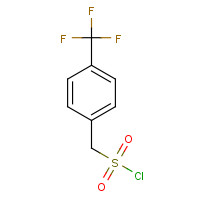 127162-96-3 4-TRIFLUOROMETHYLBENZYLSULFONYL CHLORIDE chemical structure