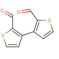 40306-89-6 [3,3'-Bithiophene]-2,2'-dicarboxaldehyde chemical structure