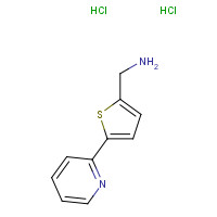 423768-36-9 [5-(2-PYRIDINYL)-2-THIENYL]METHYLAMINE DIHYDROCHLORIDE chemical structure
