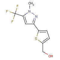 465514-19-6 [5-[1-METHYL-5-(TRIFLUOROMETHYL)-1H-PYRAZOL-3-YL]-2-THIENYL]METHANOL chemical structure
