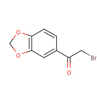 40288-65-1 1-(1,3-BENZODIOXOL-5-YL)-2-BROMOETHAN-1-ONE chemical structure