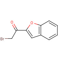23489-36-3 1-(1-BENZOFURAN-2-YL)-2-BROMOETHAN-1-ONE chemical structure