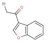 187657-92-7 1-(1-BENZOFURAN-3-YL)-2-BROMO-1-ETHANONE chemical structure