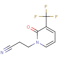 175277-60-8 1-(2-CYANOETHYL)-3-(TRIFLUOROMETHYL)-2(1H)-PYRIDONE chemical structure