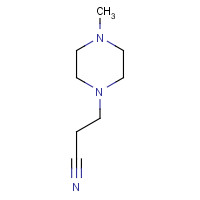 4491-92-3 1-(2-CYANOETHYL)-4-METHYLPIPERAZINE chemical structure