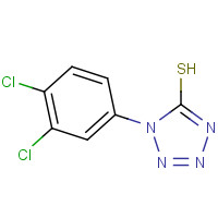 63684-99-1 1-(3,4-DICHLOROPHENYL)-5-MERCAPTO-1H-TETRAZOLE chemical structure