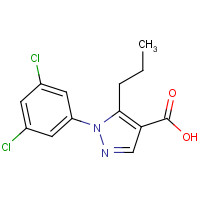 306936-60-7 1-(3,5-DICHLOROPHENYL)-5-PROPYL-1H-PYRAZOLE-4-CARBOXYLIC ACID chemical structure