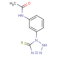 14070-48-5 N-[3-(5-Mercapto-1H-1,2,3,4-tetraazol-1-yl)phenyl]acetamide chemical structure