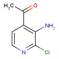 342899-35-8 1-(3-AMINO-2-CHLORO-PYRIDIN-4-YL)-ETHANONE chemical structure