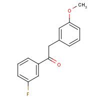 465514-80-1 1-(3-FLUOROPHENYL)-2-(3-METHOXYPHENYL)-1-ETHANONE chemical structure